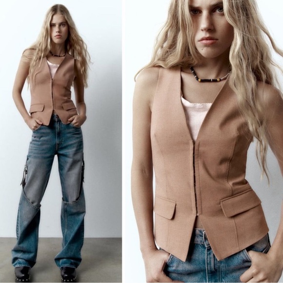 New Zara Vest Top - Picture 1 of 16